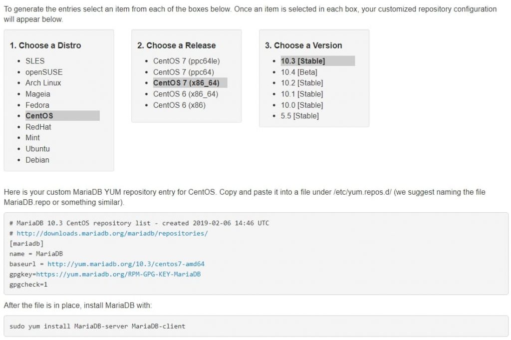 Already accepted. Nginx web Configurator. Добавления репозитория на установку MARIADB. Gpgcheck repo file. Repo_gpgcheck+1.